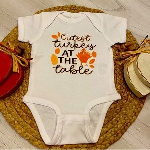 Custom Made Turkey onesie